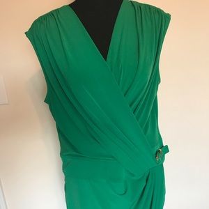 Caché Sleeveless Jersey Dress